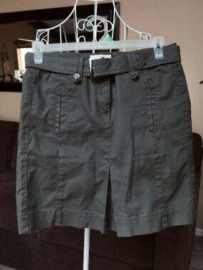 Esprit sz 8 khaki green skirt